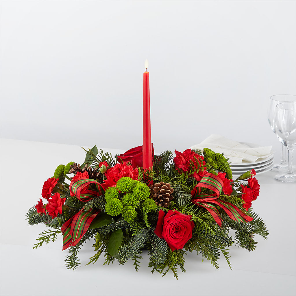 By the Candlelight Centerpiece – Flowers Of Naples, Naples FL