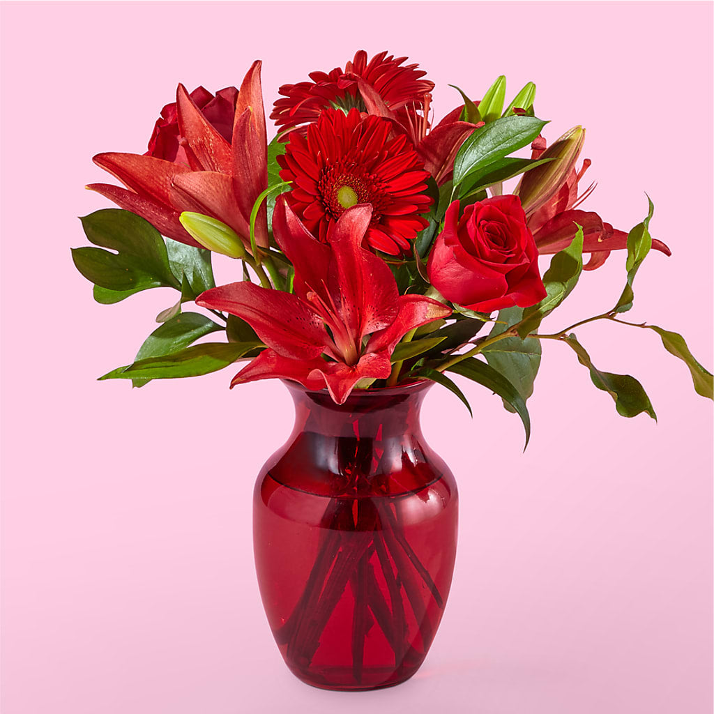 Burnin' Love Bouquet – Flowers Of Naples, Naples FL