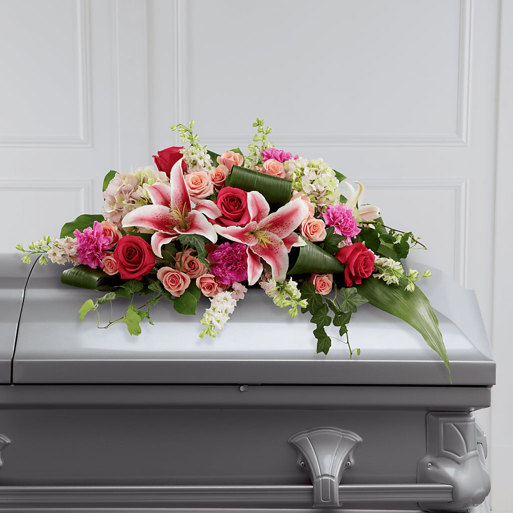 Splendid Grace Casket Spray – Flowers Of Naples, Naples FL