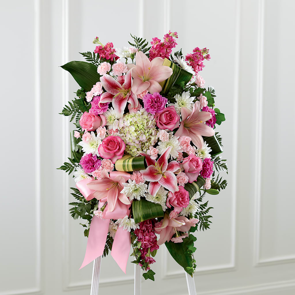 Comforting Standing Spray – Flowers Of Naples, Naples FL