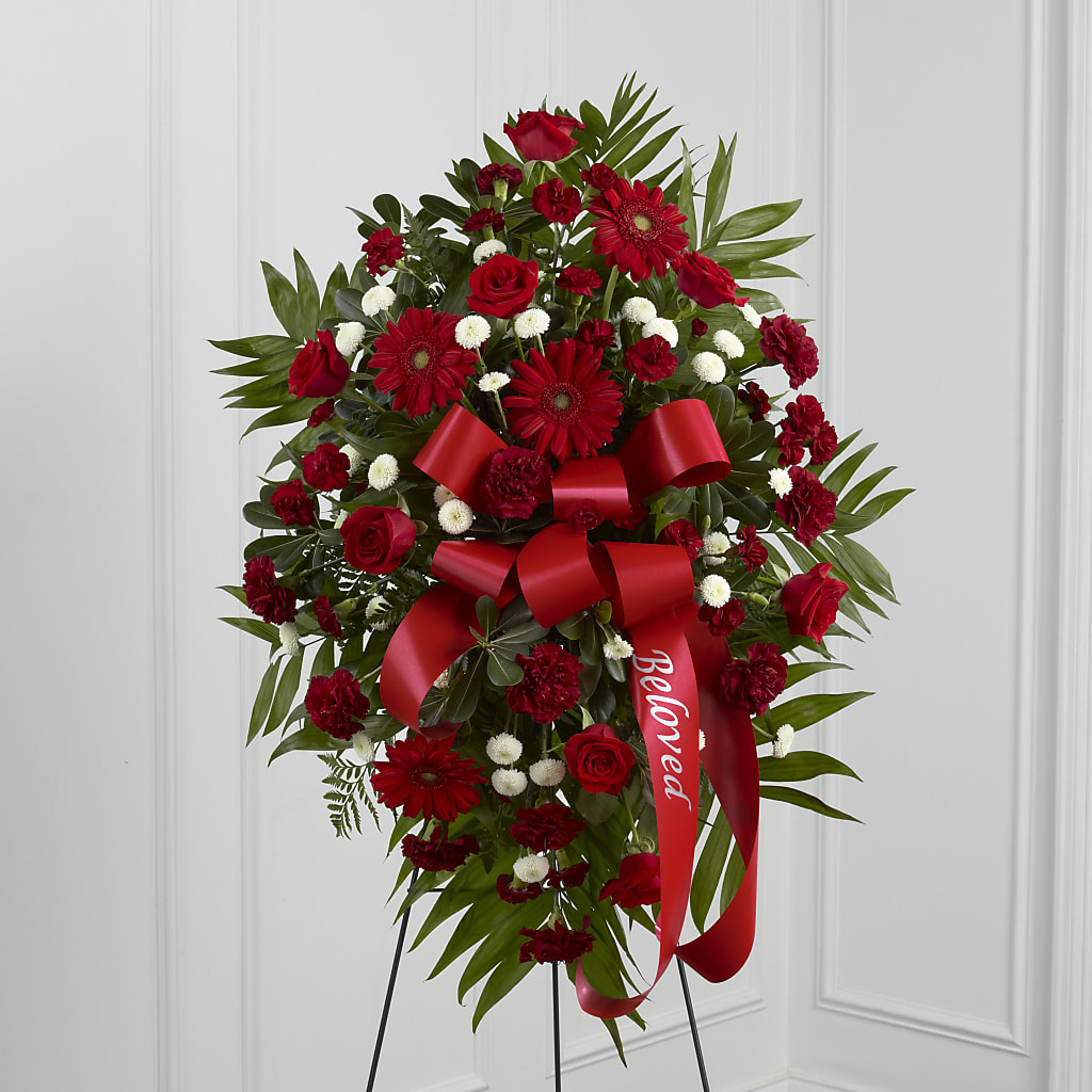 Treasured Memories Standing Spray – Flowers Of Naples, Naples FL