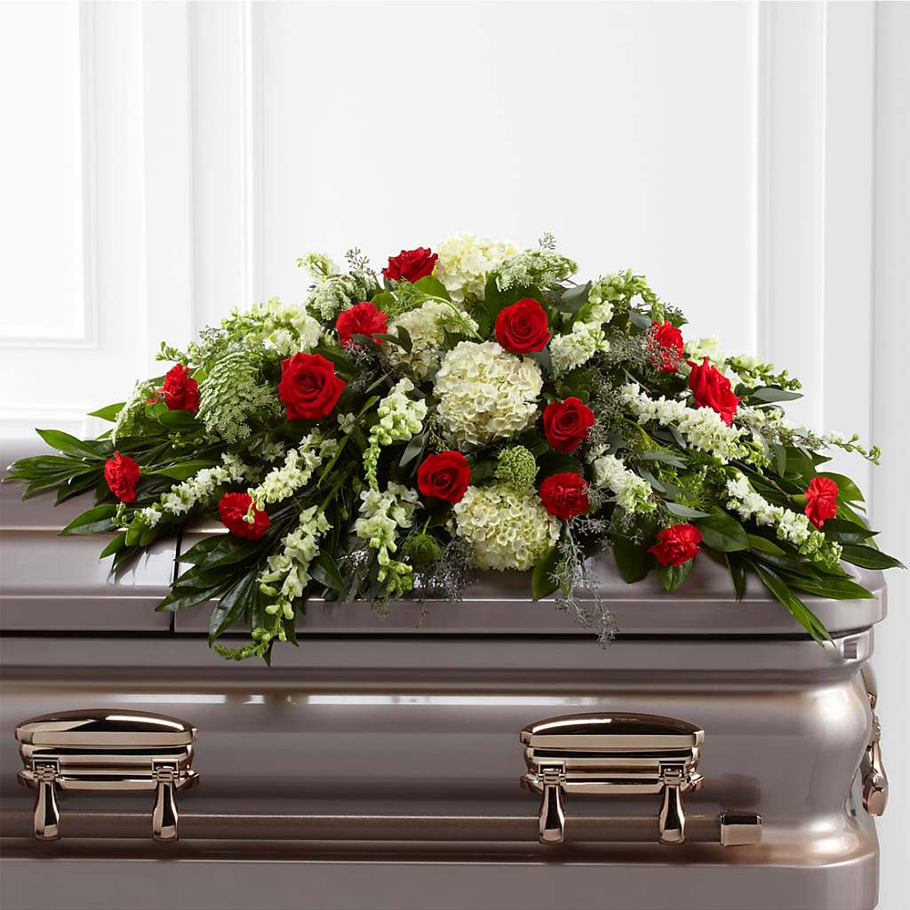 Sincerity Casket Spray – Flowers Of Naples, Naples FL