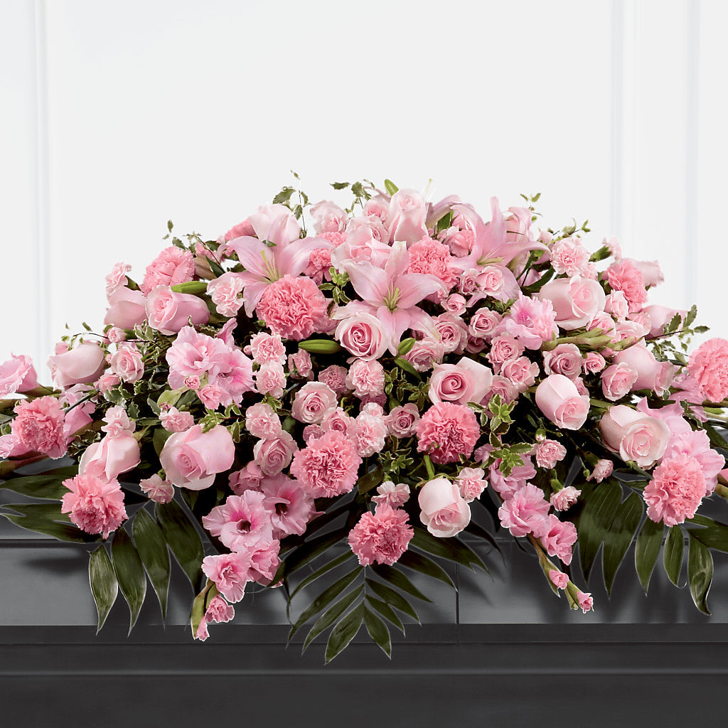 Garden of Comfort Casket Spray (Standard) – Flowers Of Naples, Naples FL