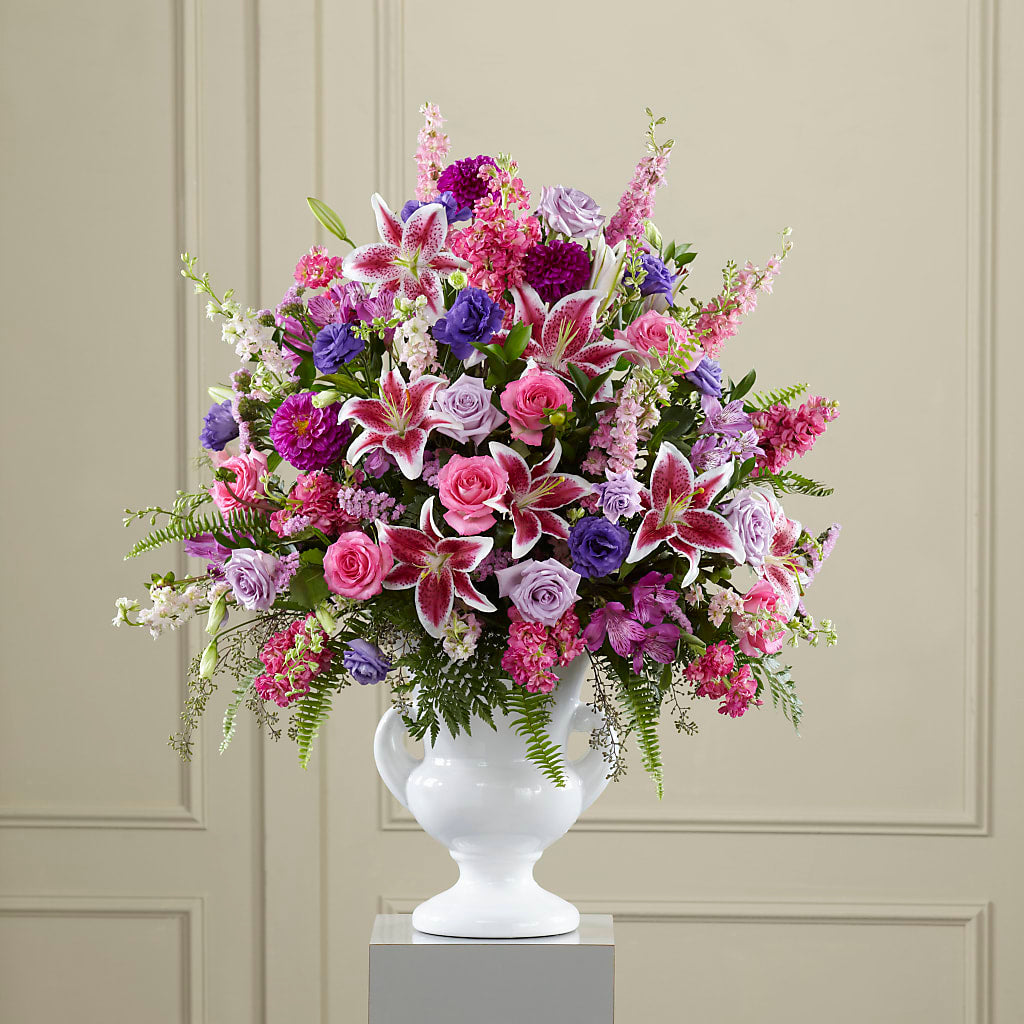 Peaceful Tribute Arrangement – Flowers Of Naples, Naples FL