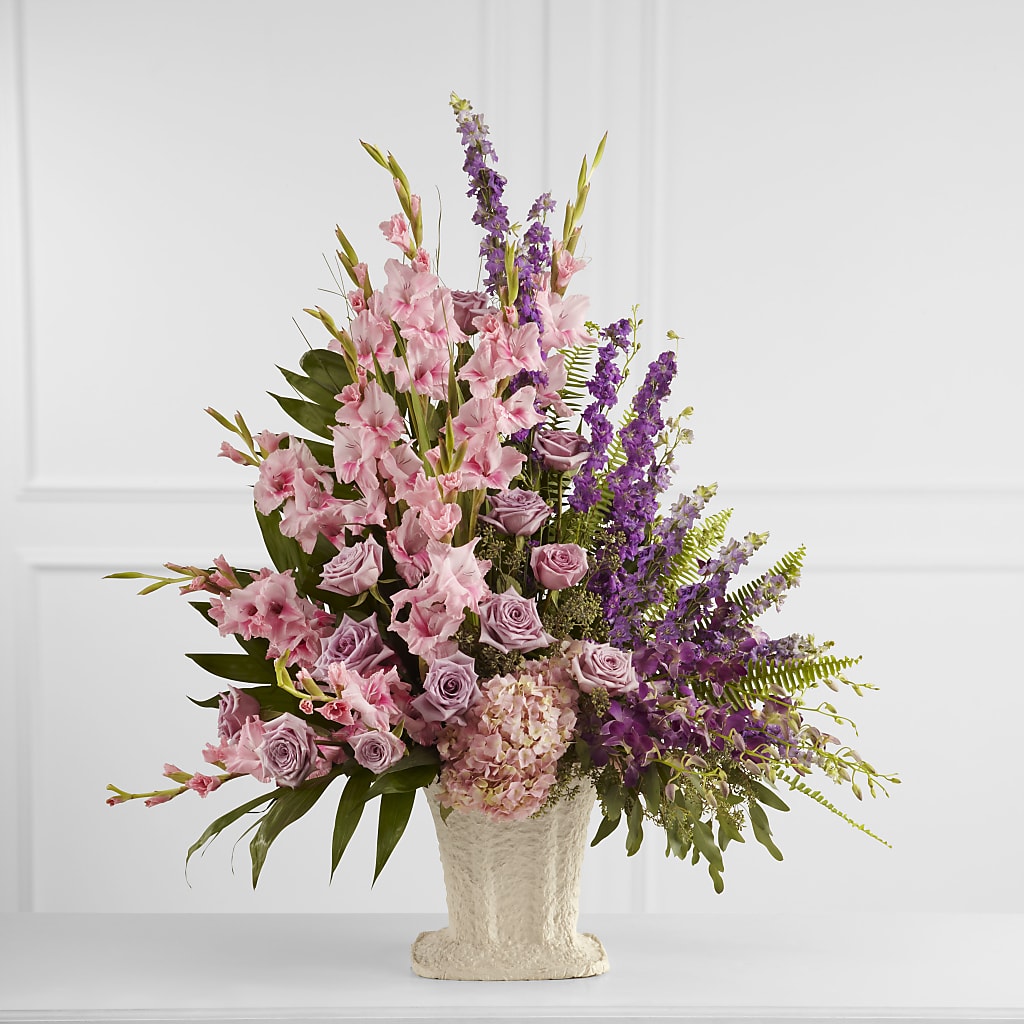 Flowing Garden Arrangement – Flowers Of Naples, Naples FL