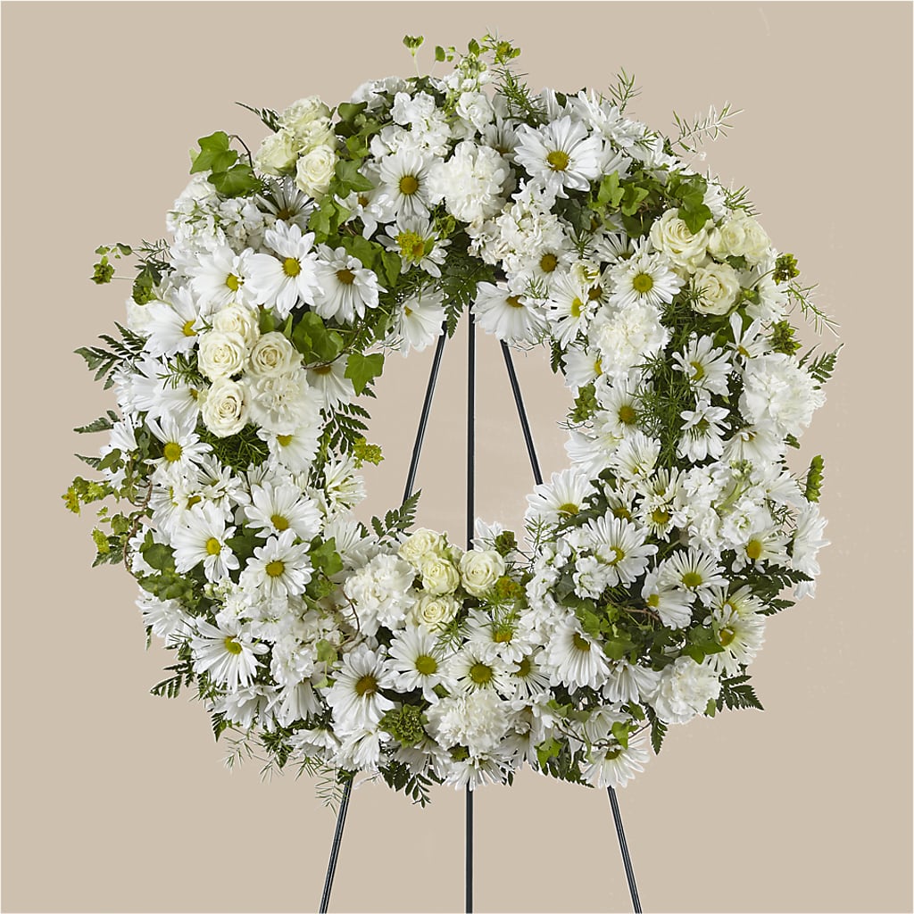 Faithful Wishes Wreath – Flowers Of Naples, Naples FL