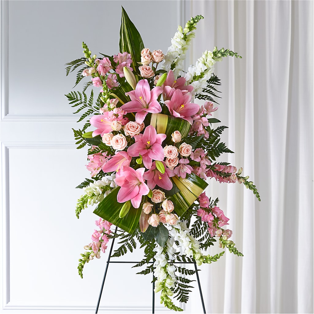 Elegant Embrace Standing Spray – Flowers Of Naples, Naples FL