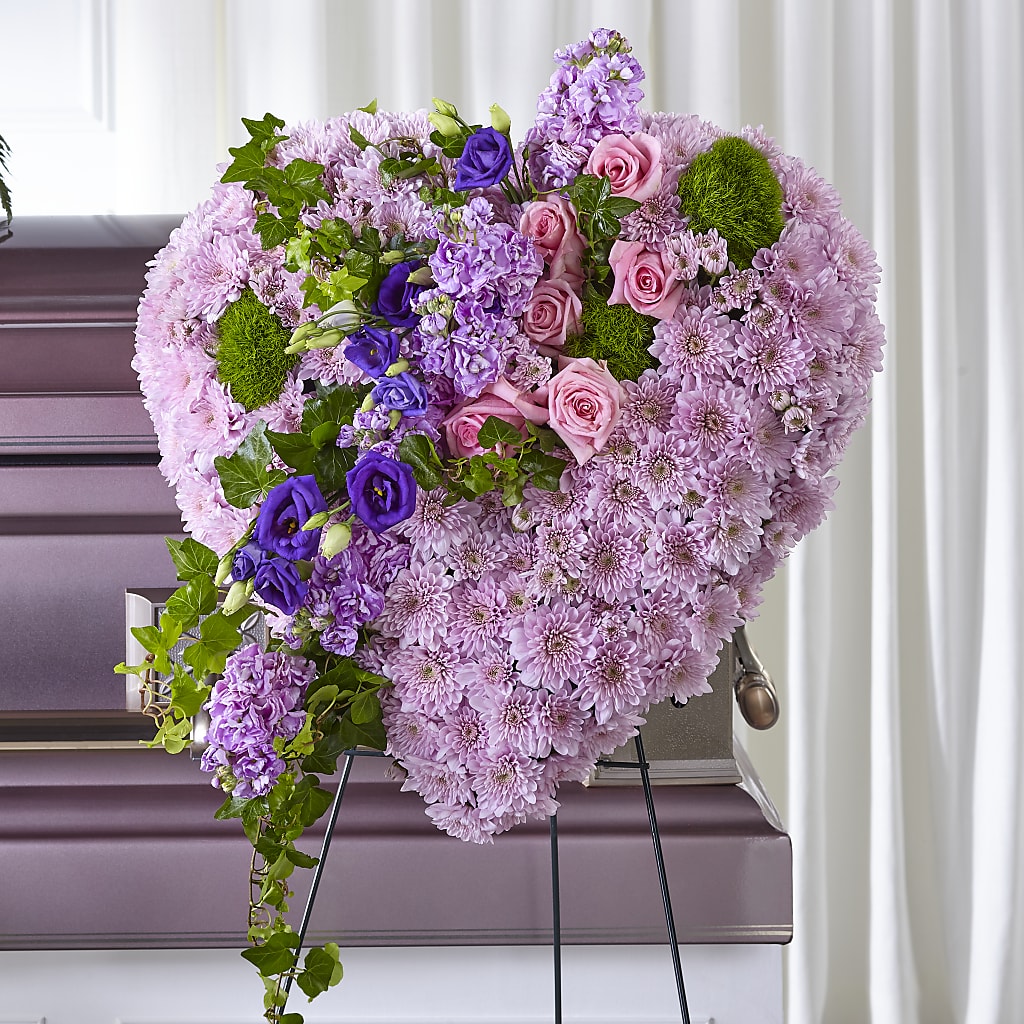 Treasured Love Standing Heart – Flowers Of Naples, Naples FL