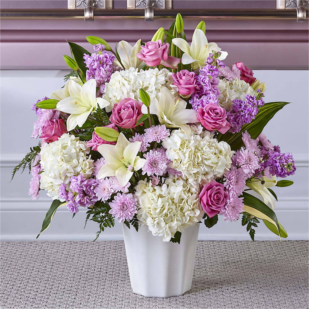 Heaven Sent Floor Basket – Flowers Of Naples, Naples FL