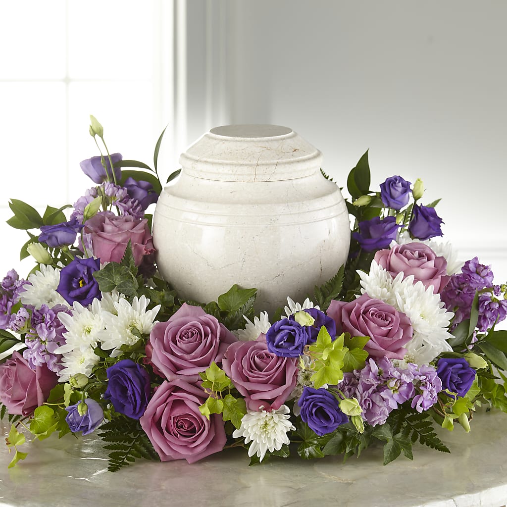 Blooming Sympathy Cremation Adornment – Flowers Of Naples, Naples FL
