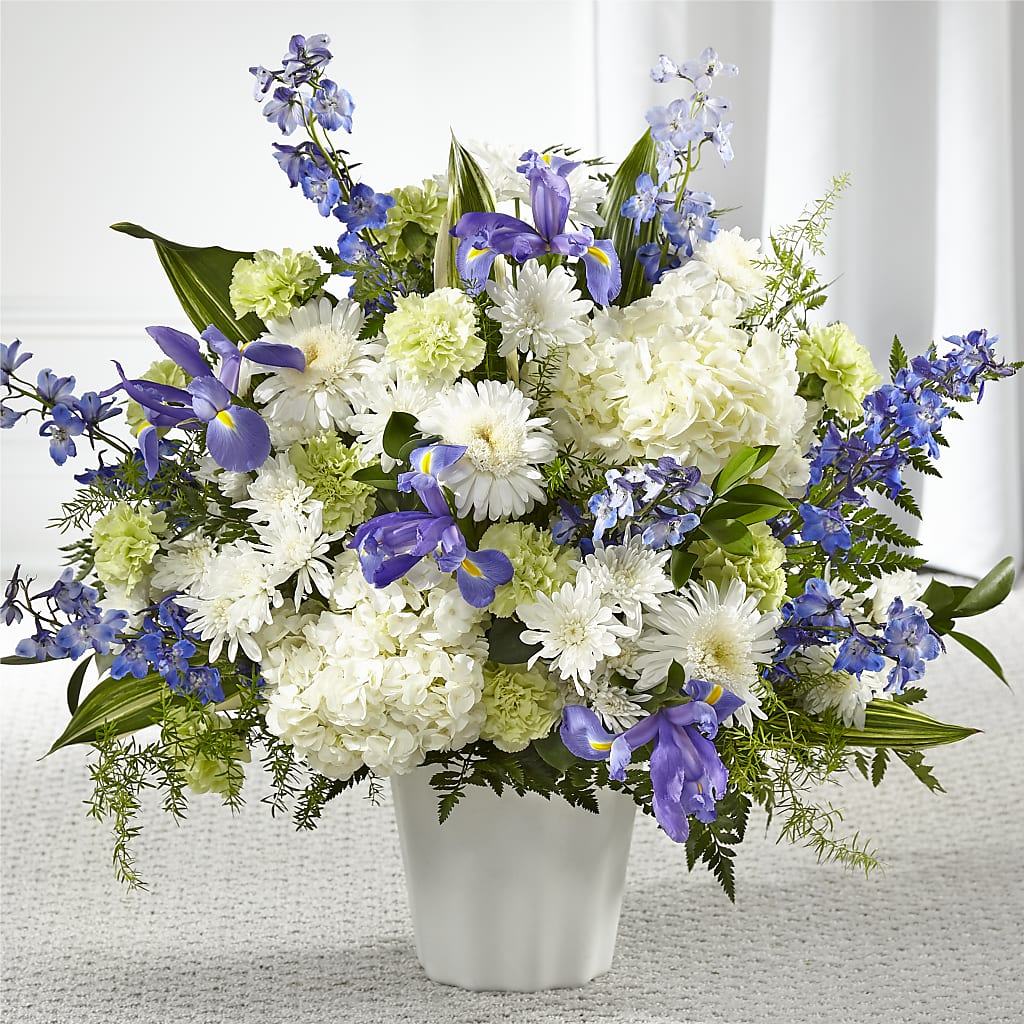 Soft Serenity Floor Basket – Flowers Of Naples, Naples FL