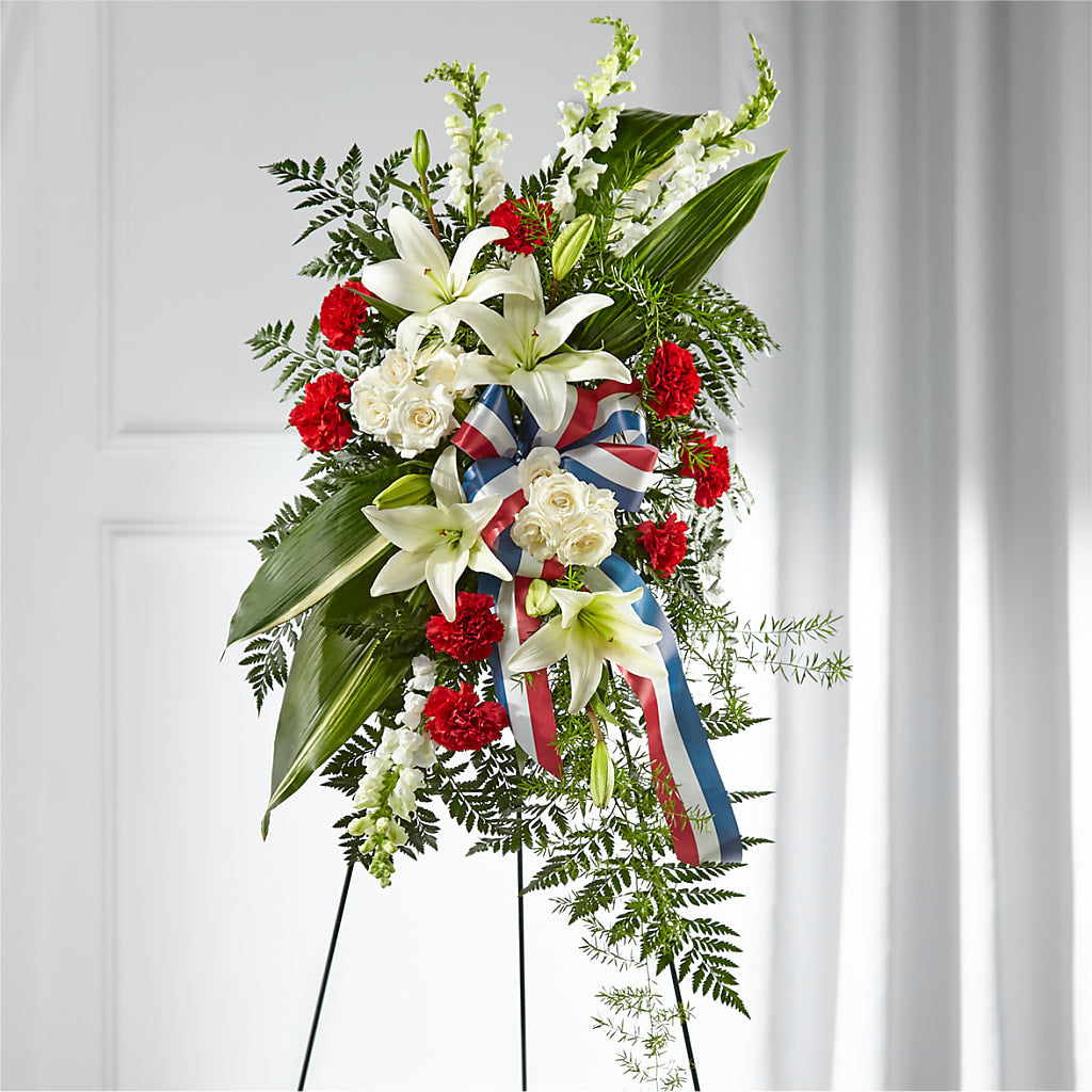 Stars of Life Standing Spray – Flowers Of Naples, Naples FL