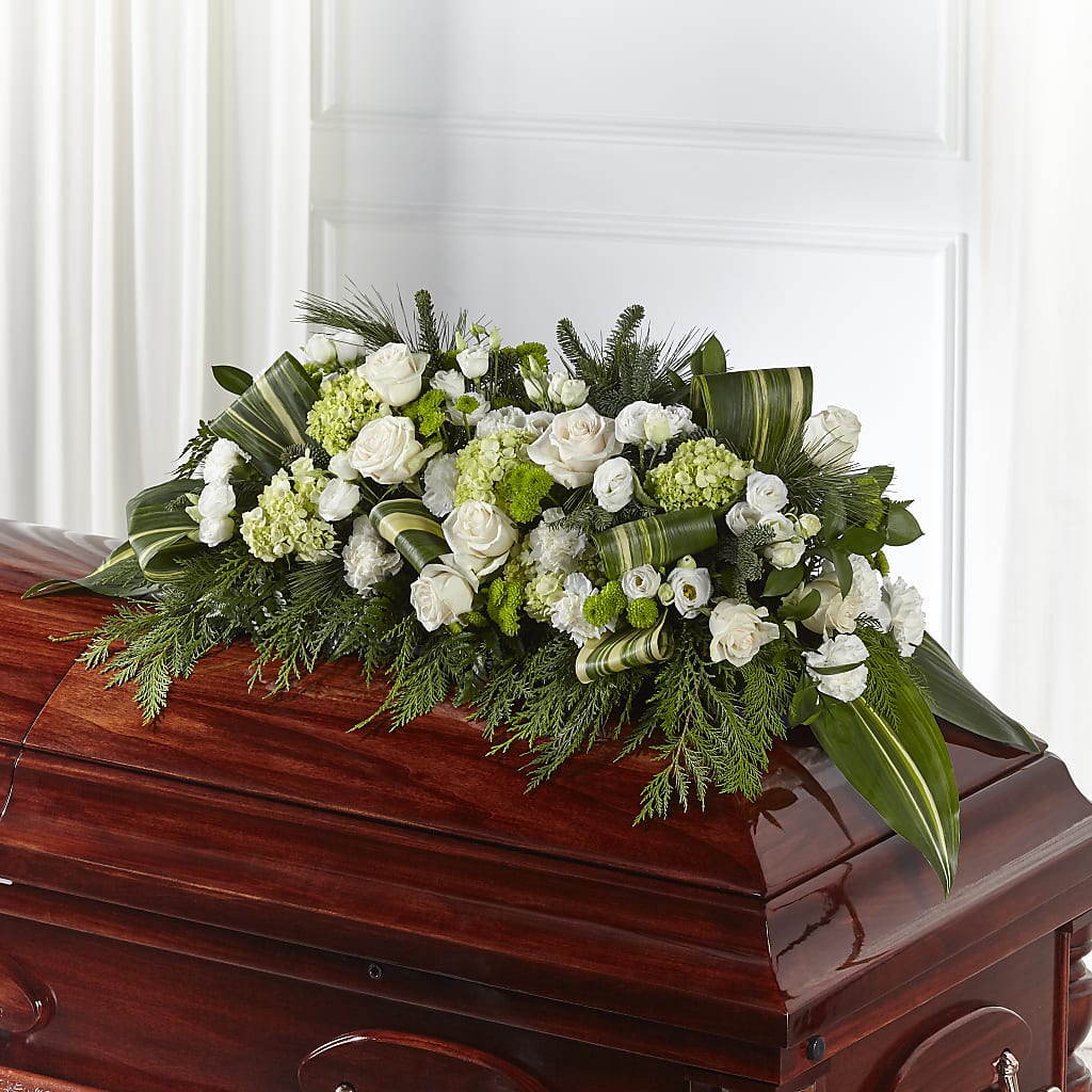 Hopeful Gesture Casket Spray – Flowers Of Naples, Naples FL