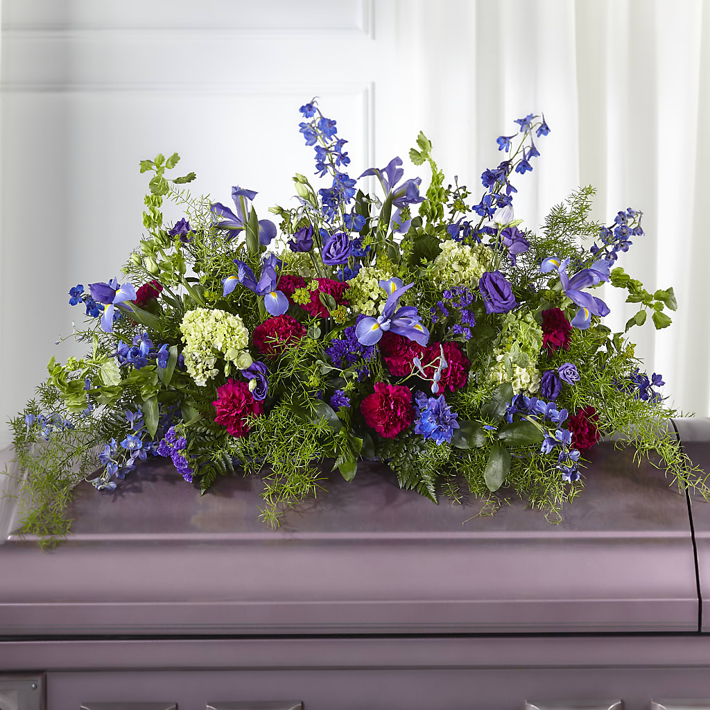 Always Treasured Casket Spray – Flowers Of Naples, Naples FL