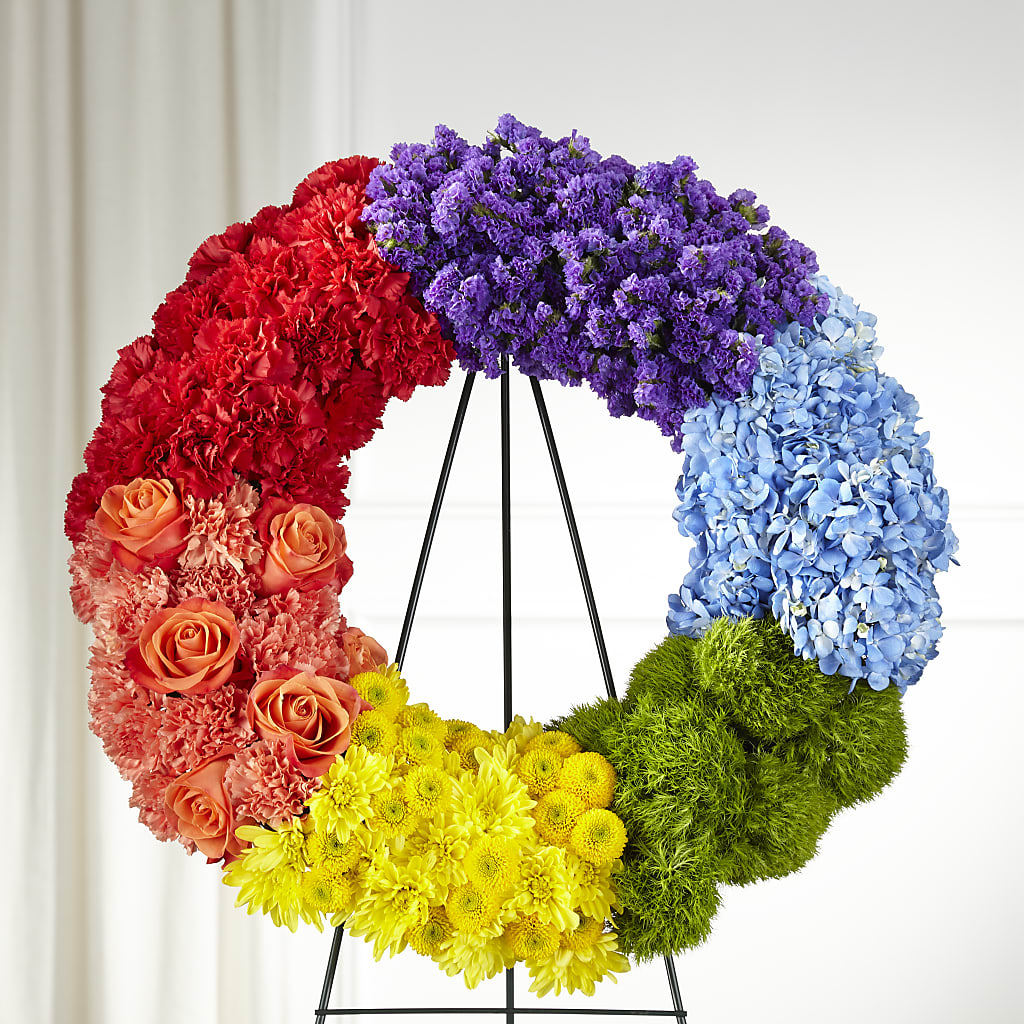 Circle of Love Wreath – Flowers Of Naples, Naples FL