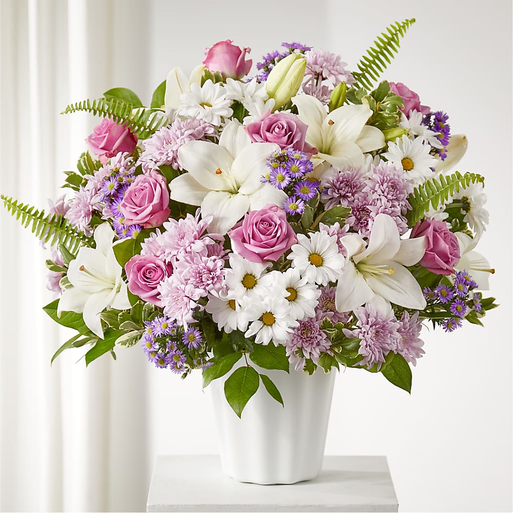 Warmest Thoughts Tabletop Basket – Flowers Of Naples, Naples FL