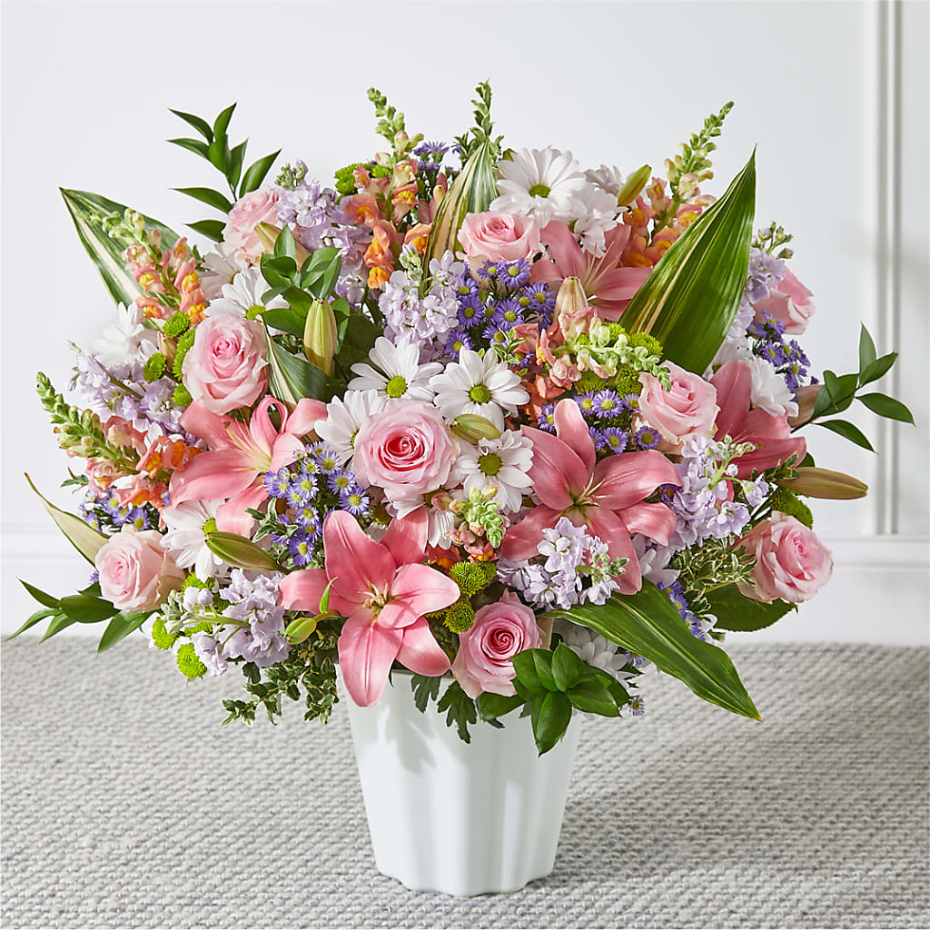Abundant Compassion Floor Basket – Flowers Of Naples, Naples FL