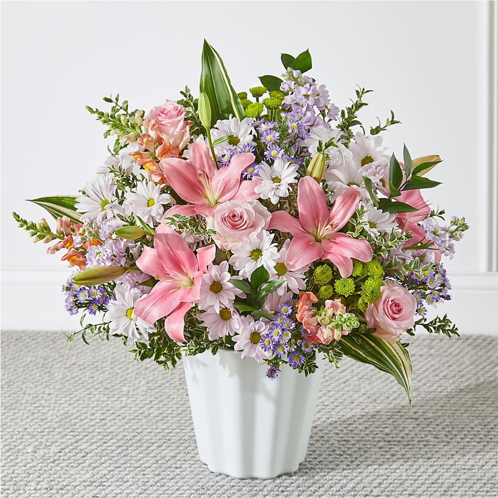 Abundant Compassion Floor Basket – Flowers Of Naples, Naples FL
