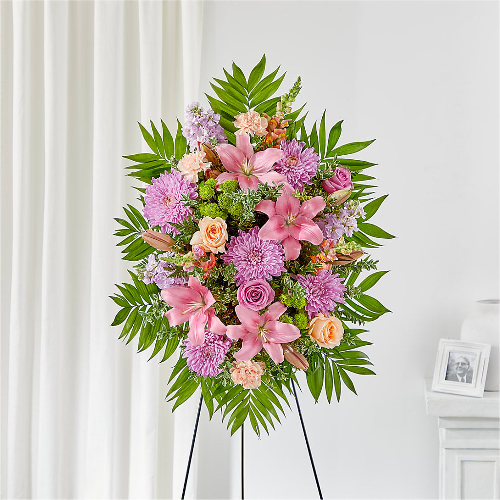 Love & Light Standing Spray – Flowers Of Naples, Naples FL