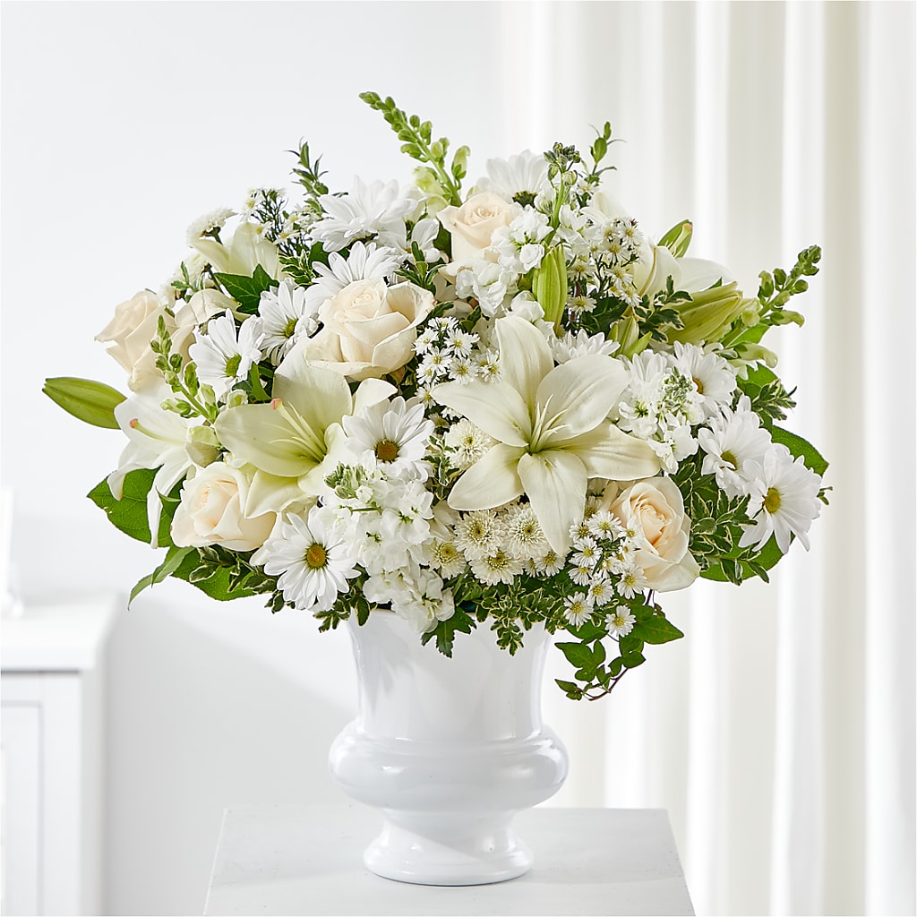 Uplifting Urn Arrangement – Flowers Of Naples, Naples FL