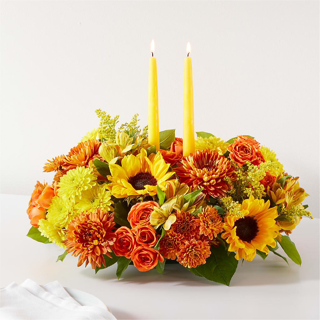 Autumn Harmony Centerpiece – Flowers Of Naples, Naples FL