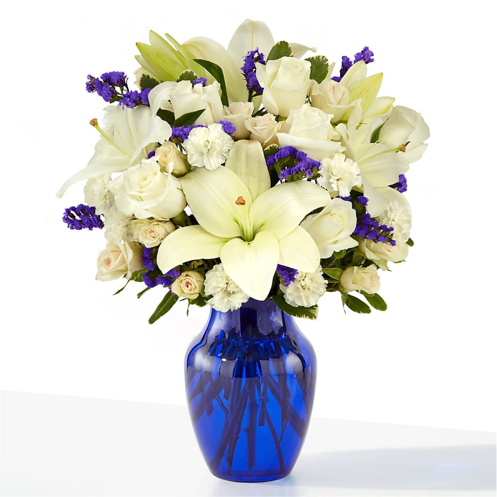 Sapphire Rush Bouquet – Flowers Of Naples, Naples FL