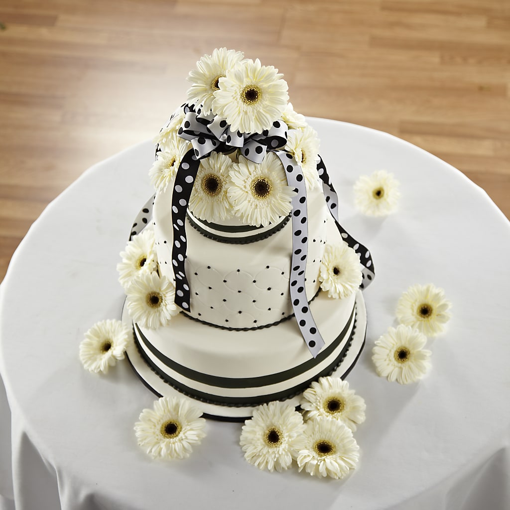 Simple Sophistication Cake Décor – Flowers Of Naples, Naples FL
