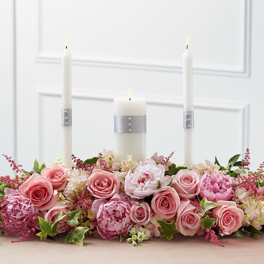 Worldwide Romance Unity Candle Arrangement – Flowers Of Naples, Naples FL