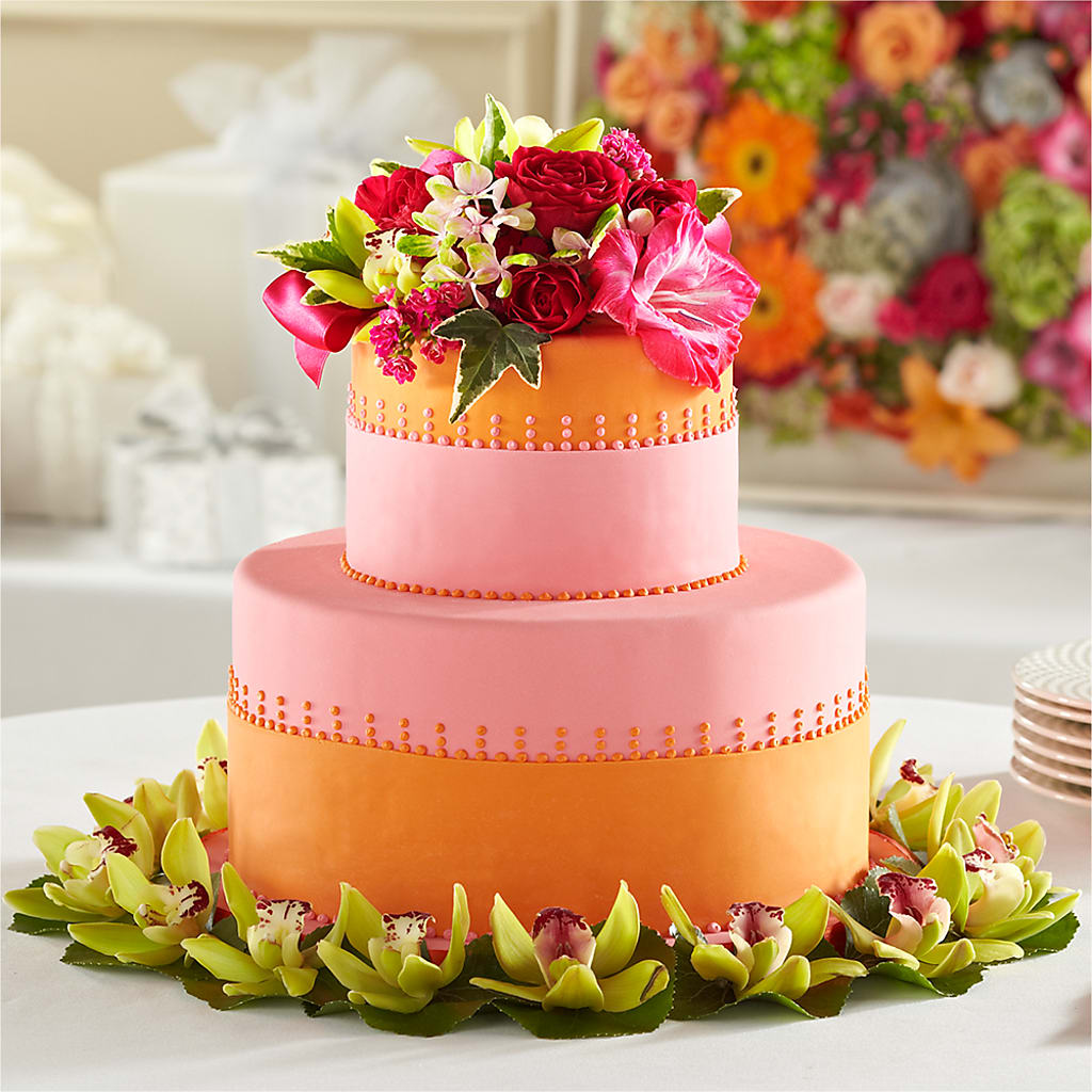 Sweet Citrus Cake Decor – Flowers Of Naples, Naples FL