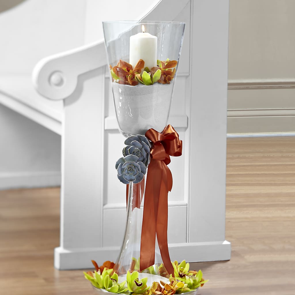 Matrimony Pew Decor – Flowers Of Naples, Naples FL