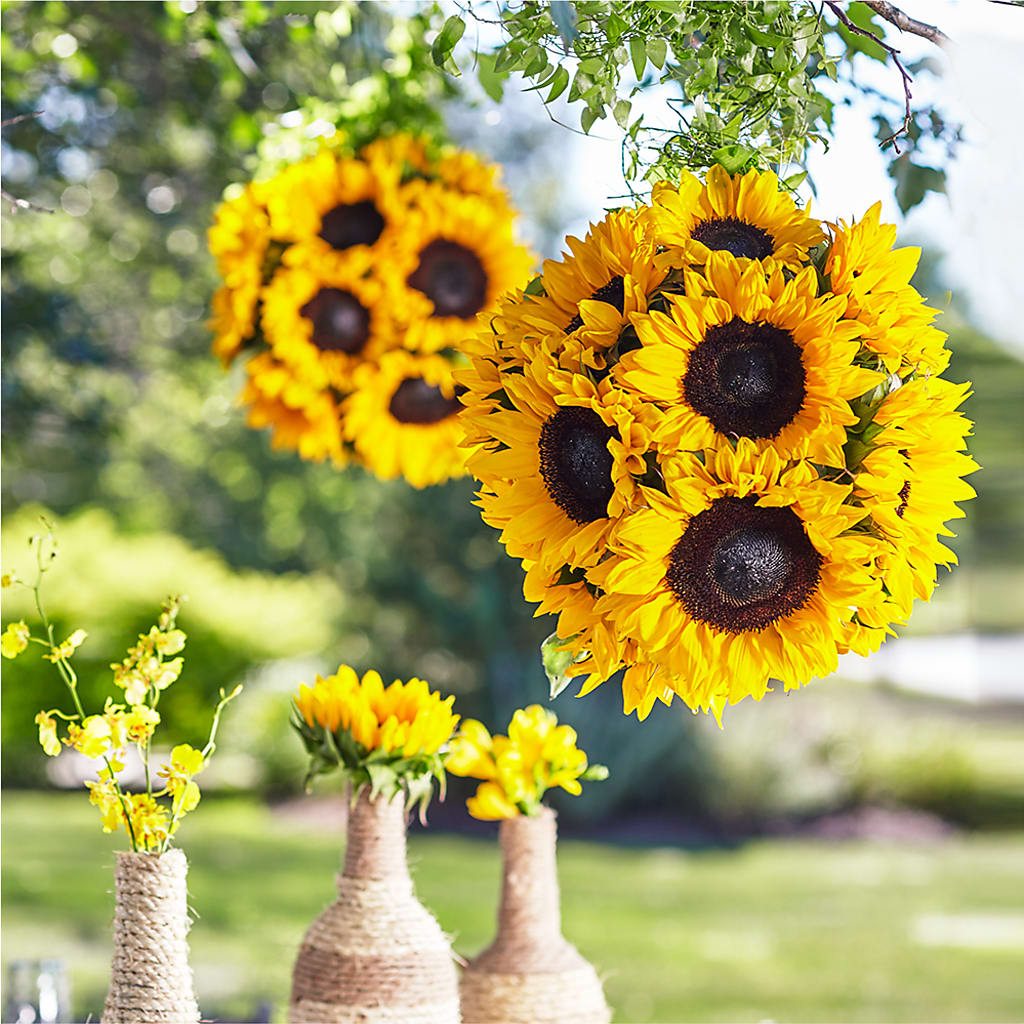 Sublime Garden Hanging Arrangement – Flowers Of Naples, Naples FL