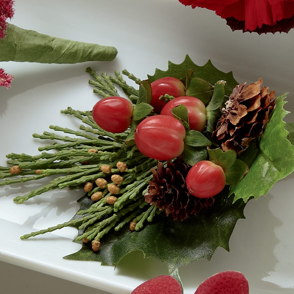 Red Berry Boutonniere – Flowers Of Naples, Naples FL