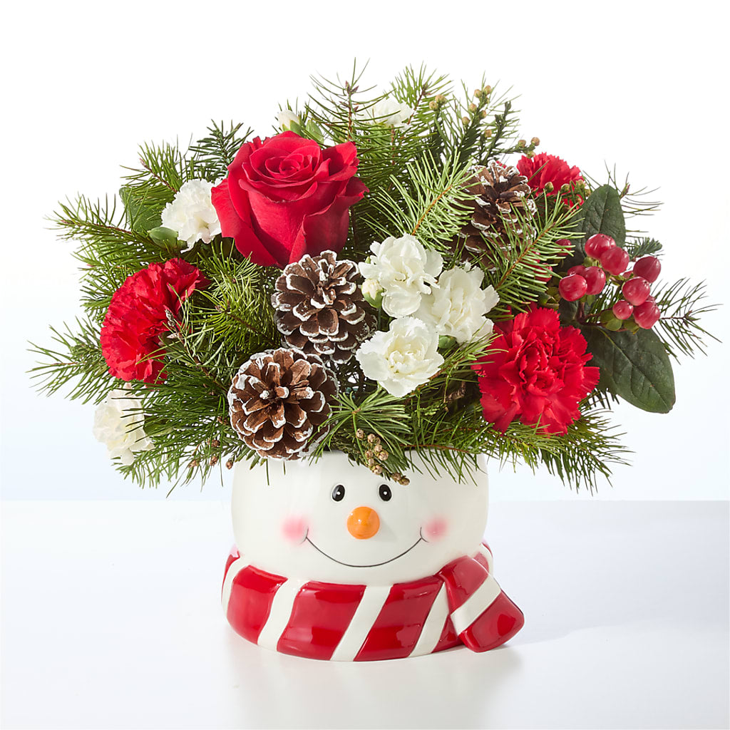 Jolly Snowman Bouquet –  Flowers Of Naples, Naples FL