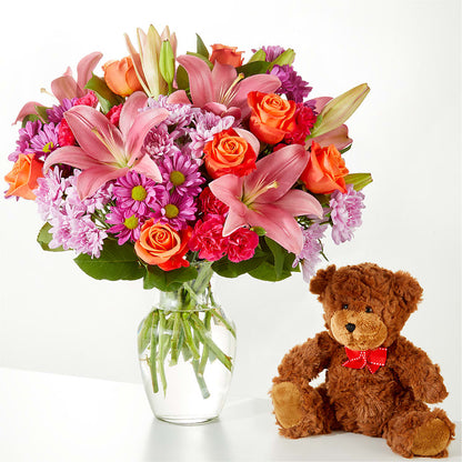 One and Only Bouquet and Bear Bundle –  Flowers Of Naples, Naples FL