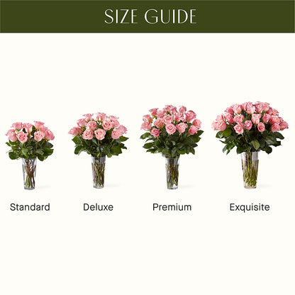 Long Stem Pink Rose Bouquet –  Flowers Of Naples, Naples FL
