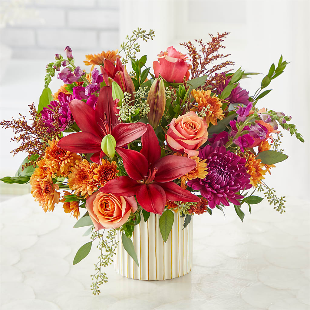 Burgundy Landscape Bouquet –  Flowers Of Naples, Naples FL