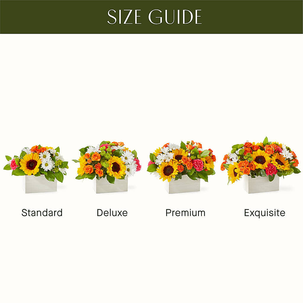 Sun-drenched Blooms Box Bouquet –  Flowers Of Naples, Naples FL