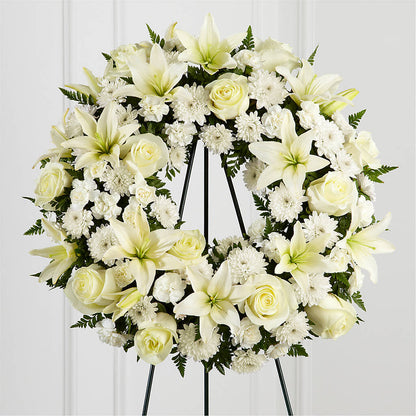 Treasured Tribute Wreath –  Flowers Of Naples, Naples FL
