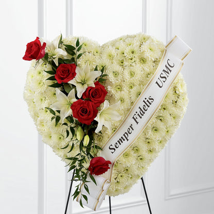 Heartfelt Hero Standing Heart –  Flowers Of Naples, Naples FL
