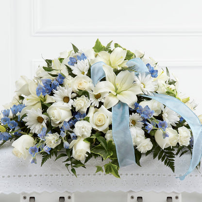 Tender Treasure Casket Spray –  Flowers Of Naples, Naples FL