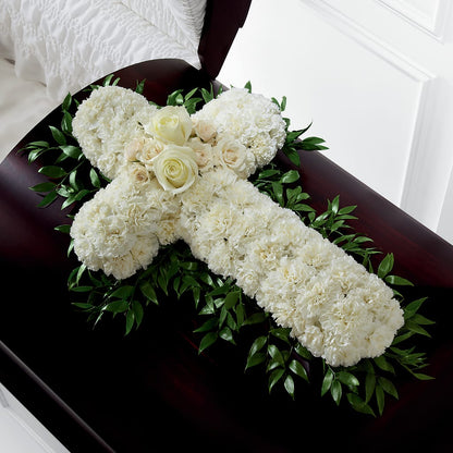 Peaceful Memories Casket Spray (Standard) –  Flowers Of Naples, Naples FL