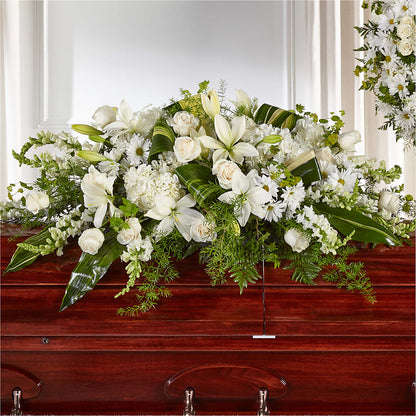 Abundance Casket Spray –  Flowers Of Naples, Naples FL