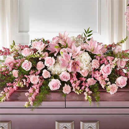 Life & Remembrance Casket Spray –  Flowers Of Naples, Naples FL