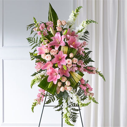 Elegant Embrace Standing Spray –  Flowers Of Naples, Naples FL