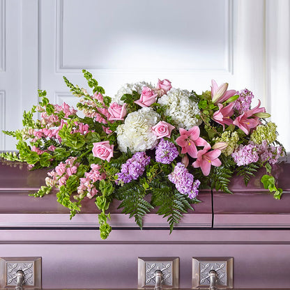 Life's Gratitude Casket Spray –  Flowers Of Naples, Naples FL