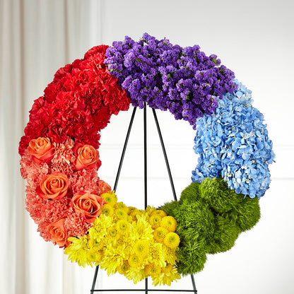 Circle of Love Wreath –  Flowers Of Naples, Naples FL
