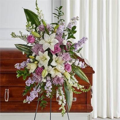 Grateful Hearts Standing Spray –  Flowers Of Naples, Naples FL