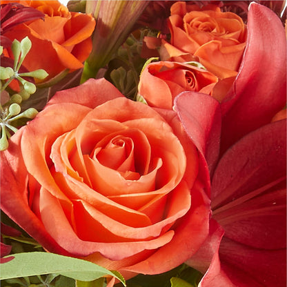 Crimson Leaves Bouquet –  Flowers Of Naples, Naples FL