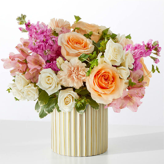 Paradise Bouquet with Ivory Vase –  Flowers Of Naples, Naples FL