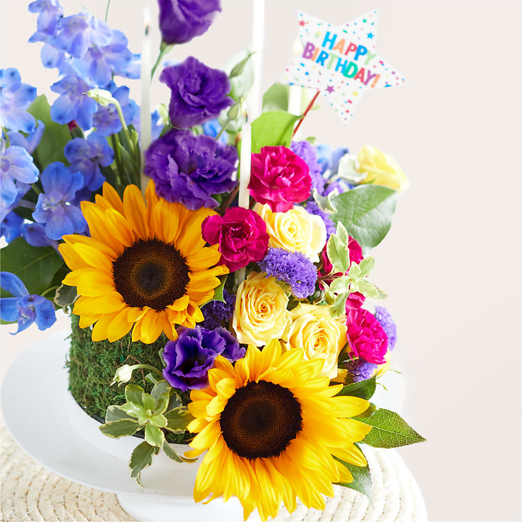 Star of the Day Floral Cake –  Flowers Of Naples, Naples FL